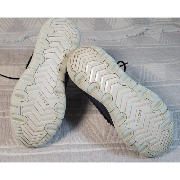 Sorel‎ Women’s Explorer Joan Cozy Boots Black/Charcoal Size 7.5 (NL4455-011) - Picture 6 of 7